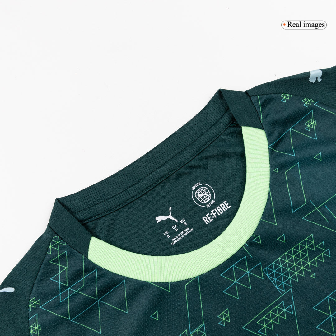 Manchester City Mens Fourth Away Soccer Kit 2025/26 Green