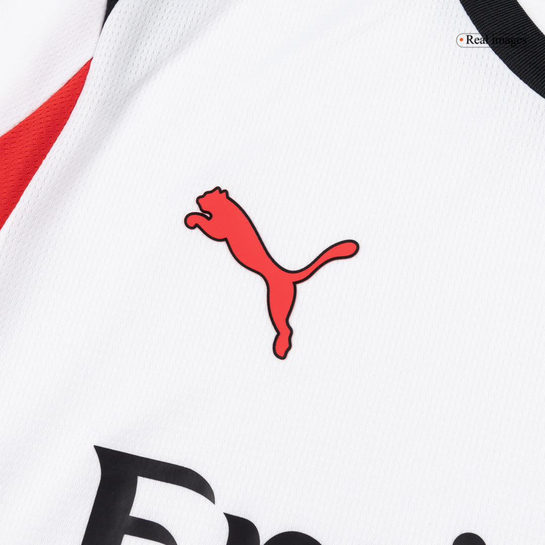 AC Milan Mens Away Long Sleeve Soccer Jersey 2025/26 White