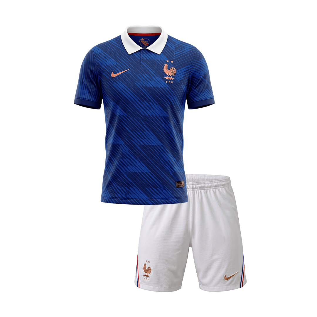 France Kids Home Soccer Kit World Cup 2026 Blue