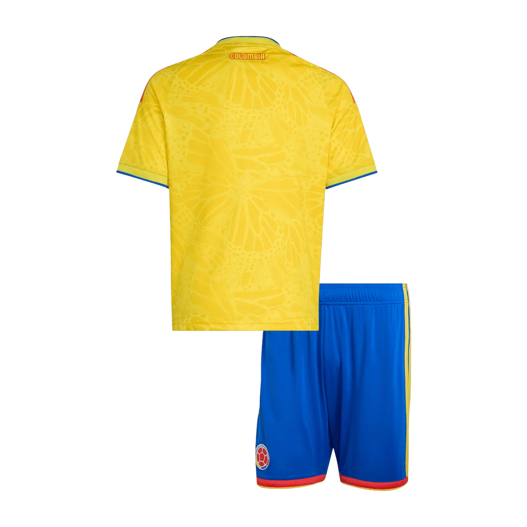 Colombia Kids Home Soccer Kit World Cup 2026 Yellow