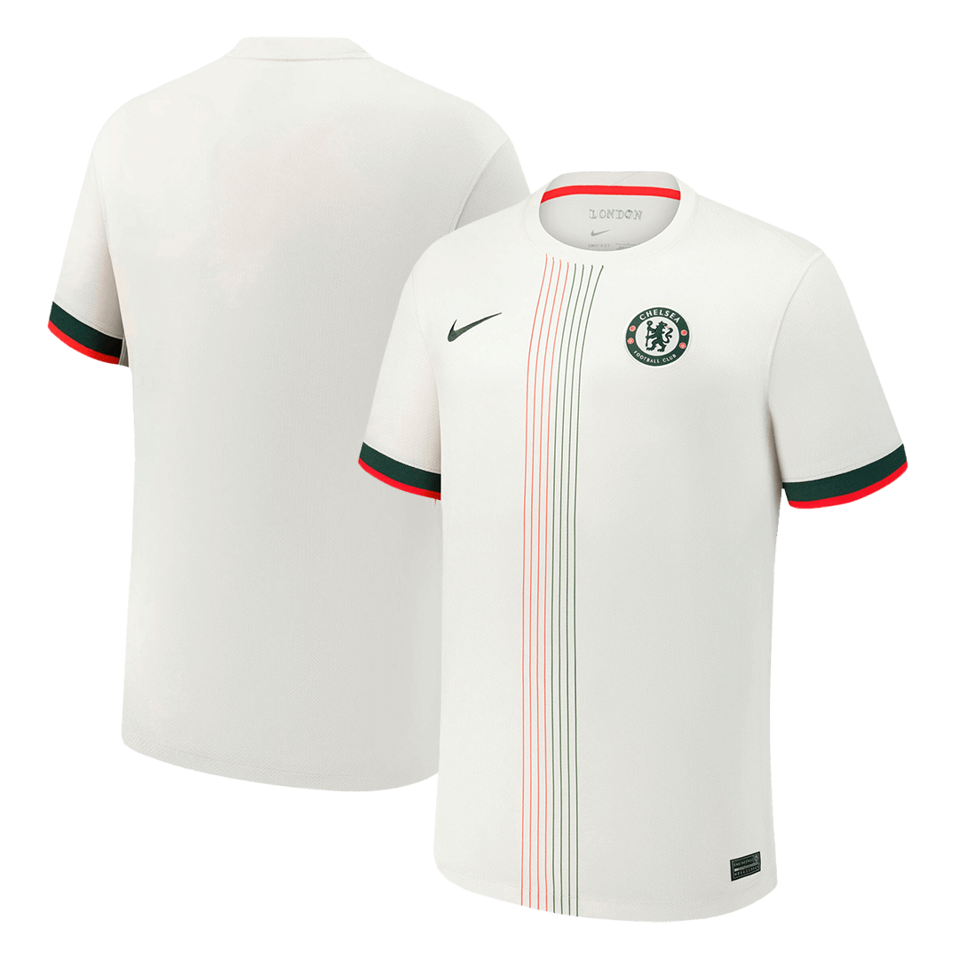 Chelsea Mens Away Soccer Jersey 2025/26 White