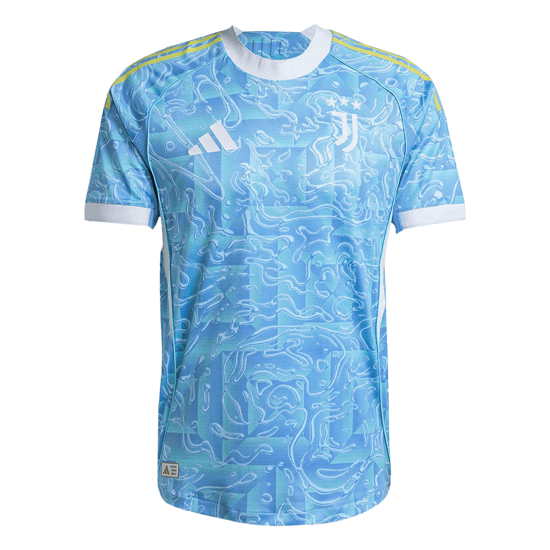Juventus Mens Away Soccer Jersey 2025/26 Blue - Player Version