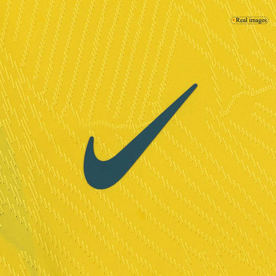 Brazil Mens Home Soccer Jersey World Cup 2026 Yellow - Player Version