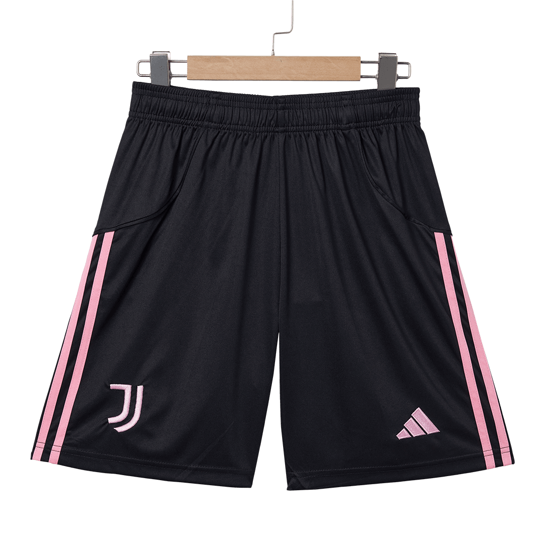 Juventus Mens Home Soccer Full Set 2025/26 Black&White