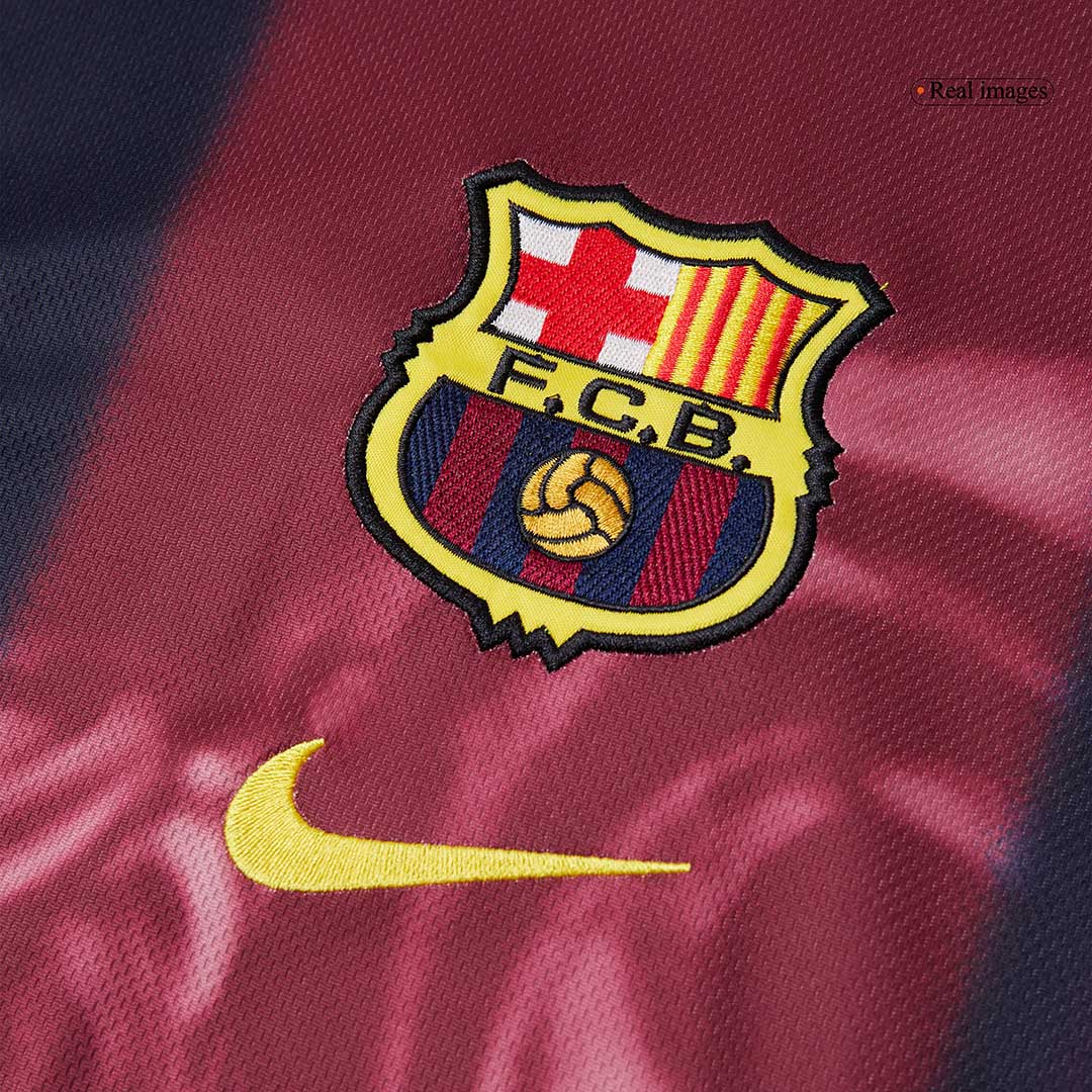 Retro Barcelona Mens Home Soccer Jersey 2000/01 Red&Blue