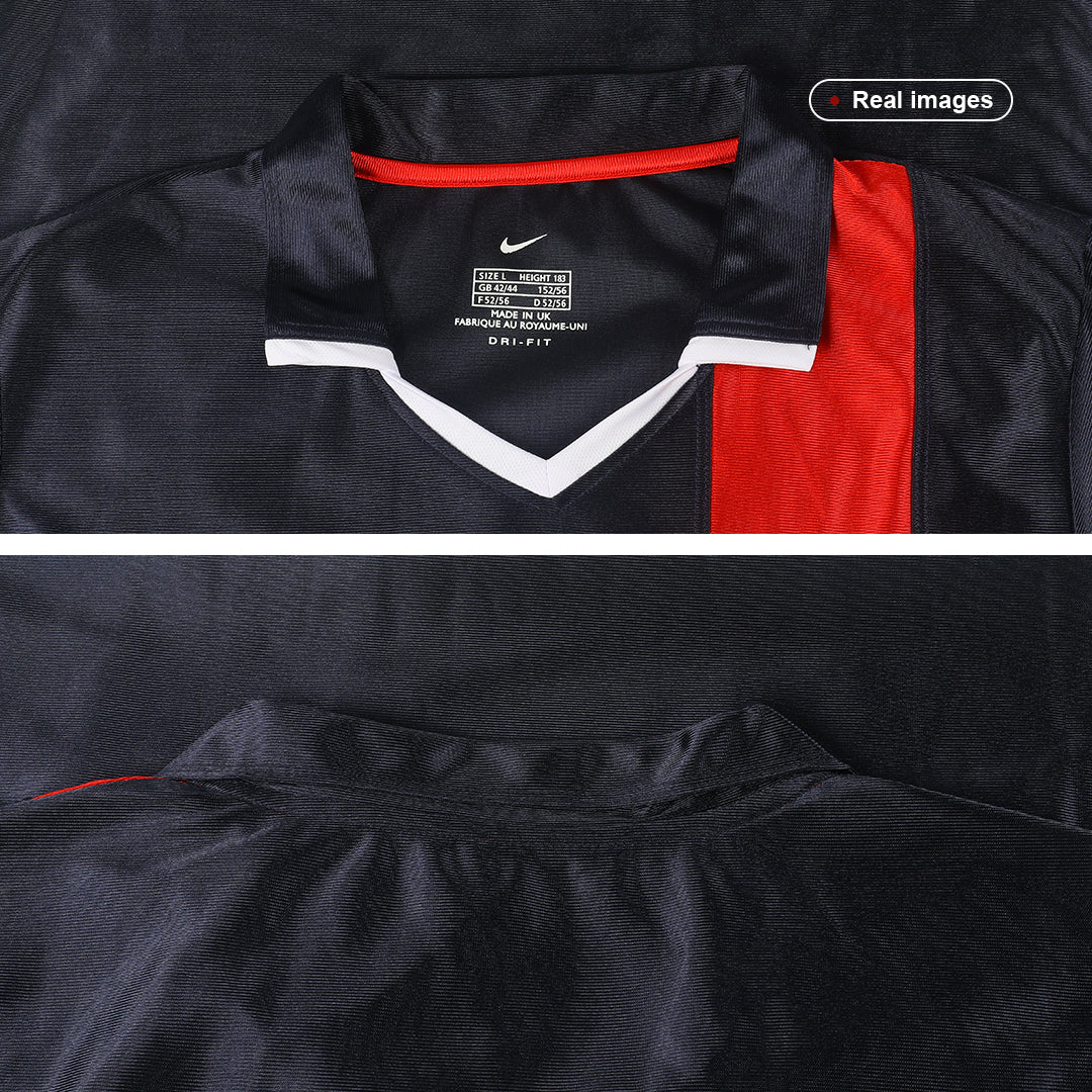 Retro PSG Mens Home Soccer Jersey 2001/02 Navy