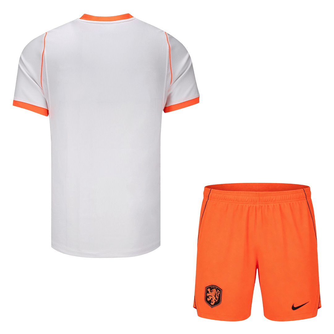 Netherlands Mens Away Soccer Kit World Cup 2026 Orange&White
