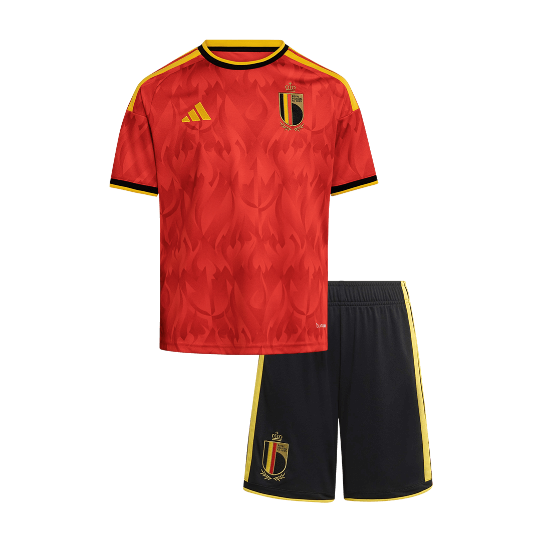 Belgium Kids Home Soccer Kit World Cup 2026 Red