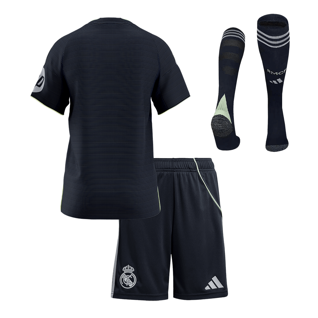 Real Madrid Kids Away Soccer Full Set 2025/26 Navy [PREMIUM]