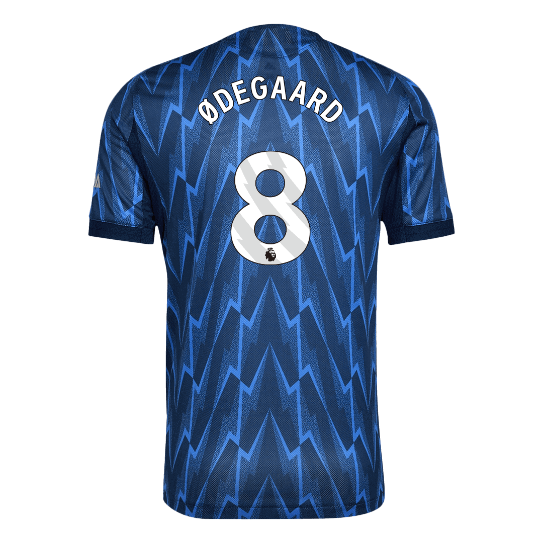 ØDEGAARD #8 Arsenal Mens Away Soccer Jersey 2025/26 Blue - Player Version