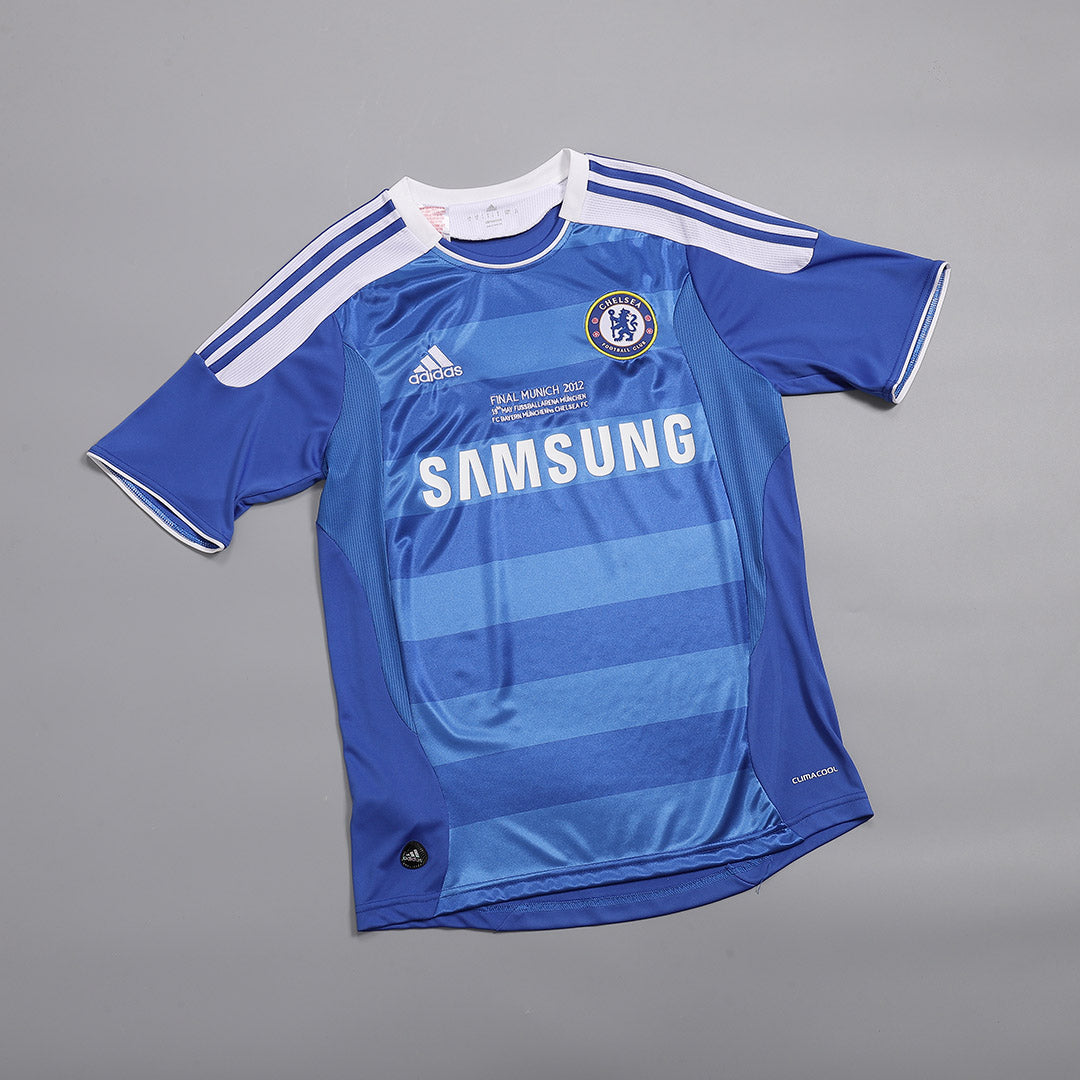 Retro Chelsea Mens Home Soccer Jersey UCL 2011/12 Blue