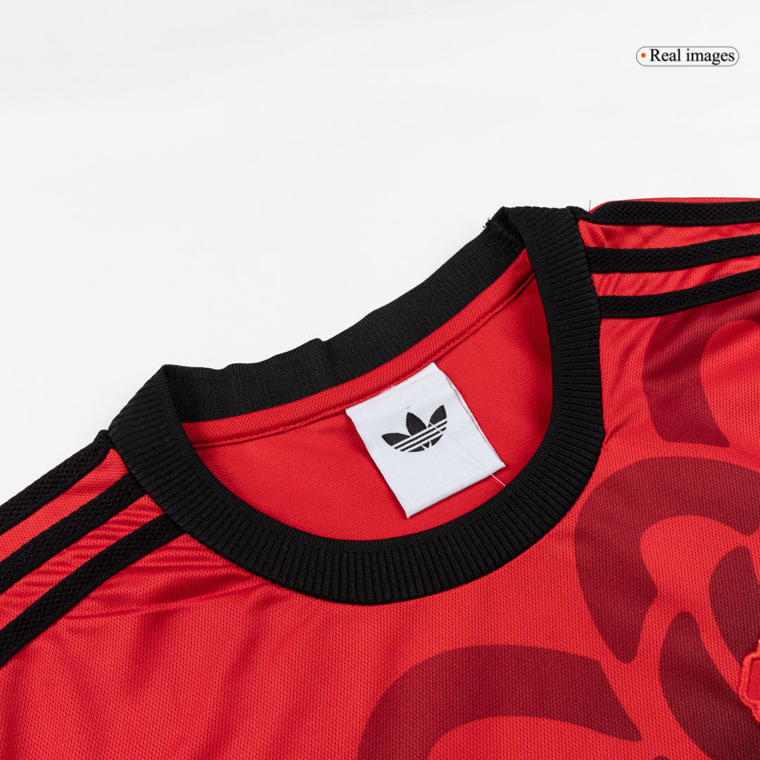 Manchester United Mens Long Sleeve Soccer Jersey 2025/26 Red