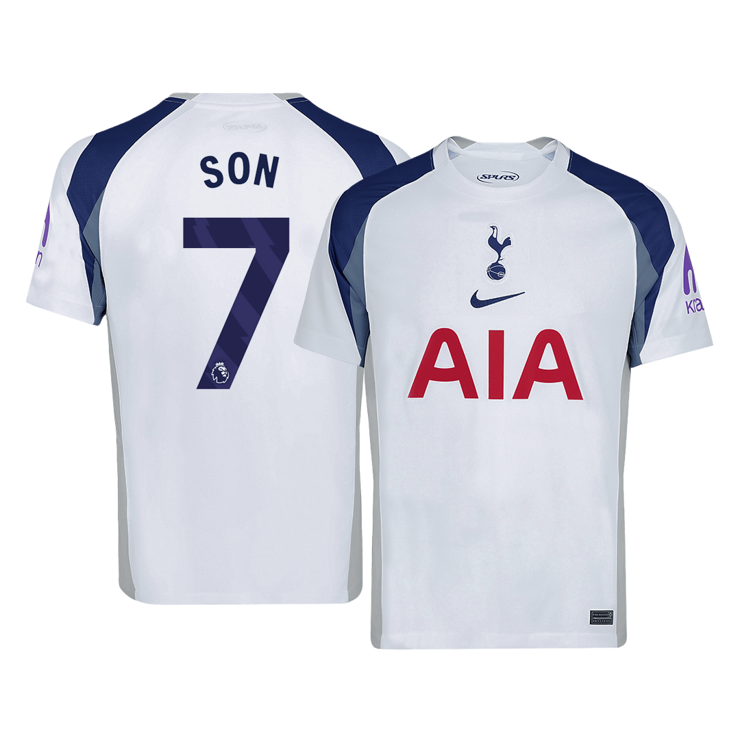 SON #7 Tottenham Hotspur Mens Home Soccer Jersey 2025/26 White