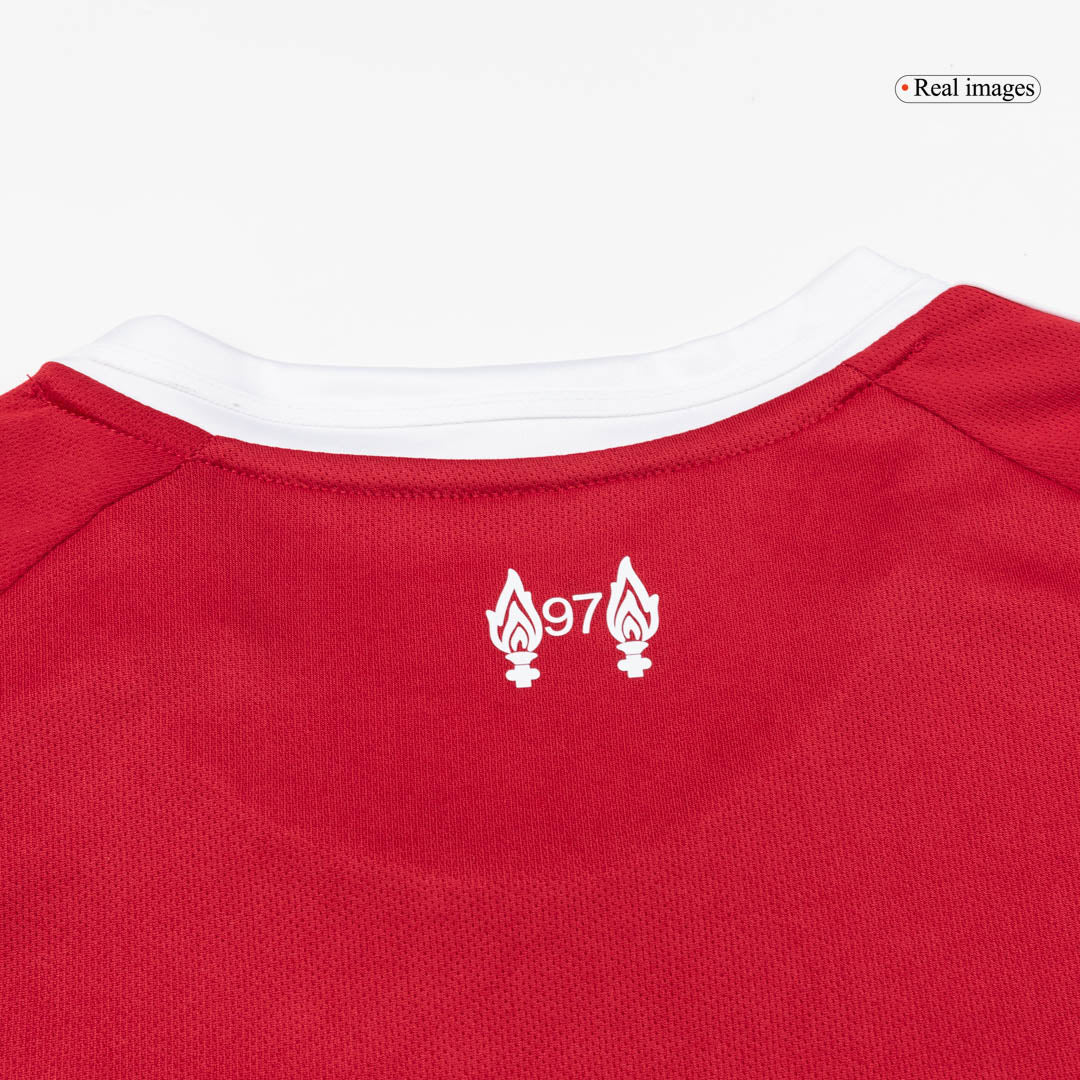 Liverpool Mens Home Long Sleeve Soccer Jersey 2025/26 Red