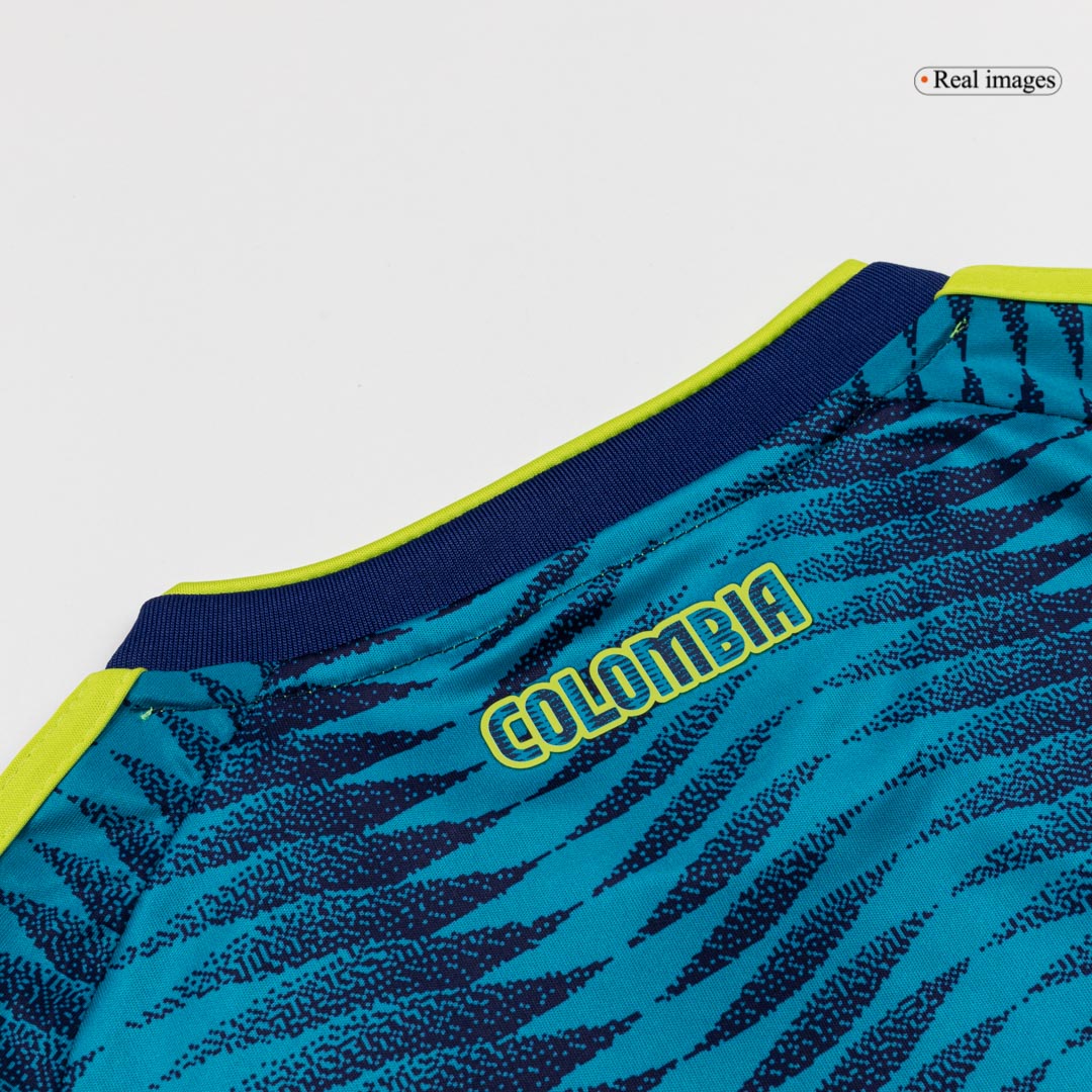 Colombia Kids Away Soccer Kit World Cup 2026 Blue