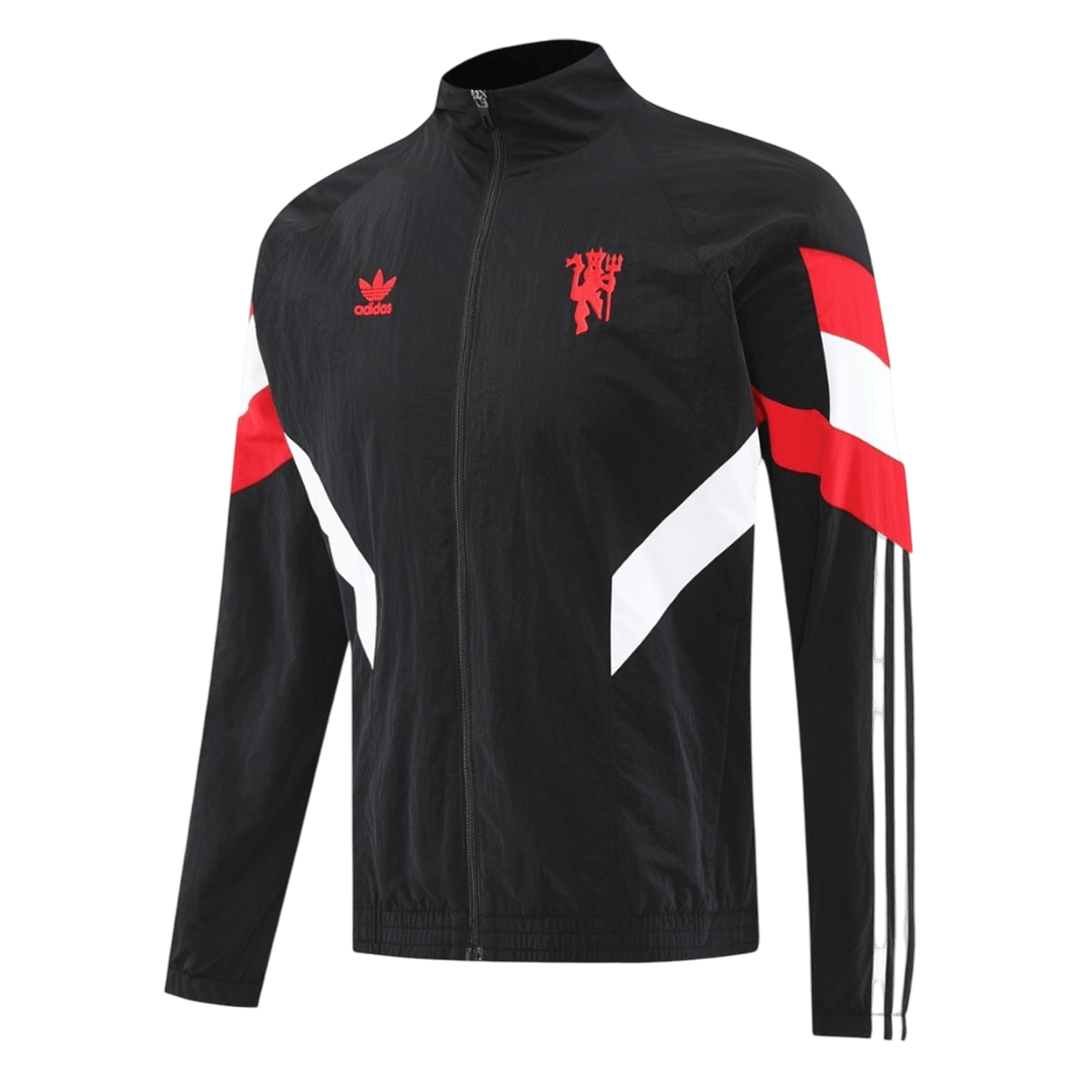 Manchester United Mens Windbreaker Jacket 2025/26 Black