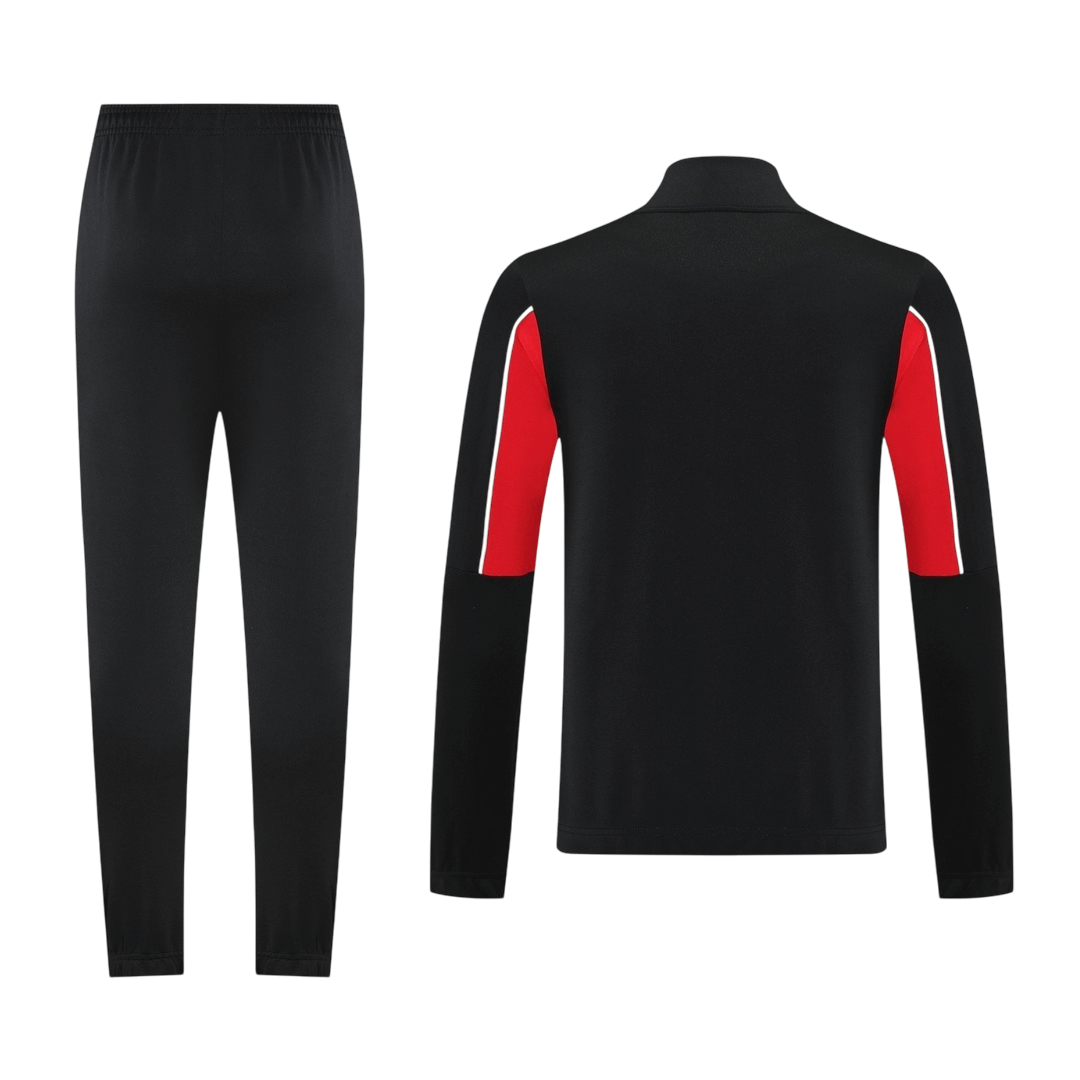 AC Milan Mens Training Tracksuit Kit 2025/26 Black