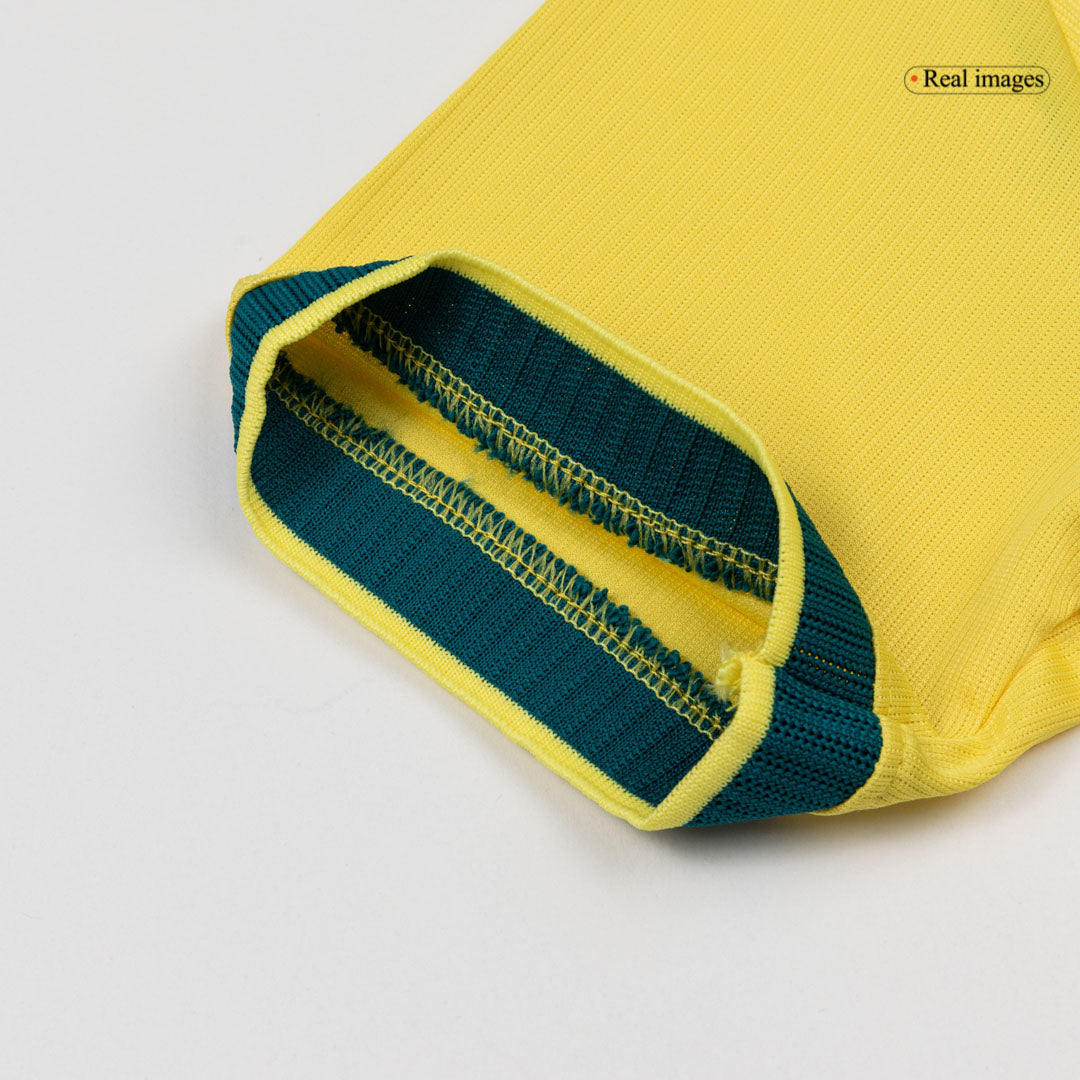 Brazil Kids Home Soccer Kit World Cup 2026 Yellow