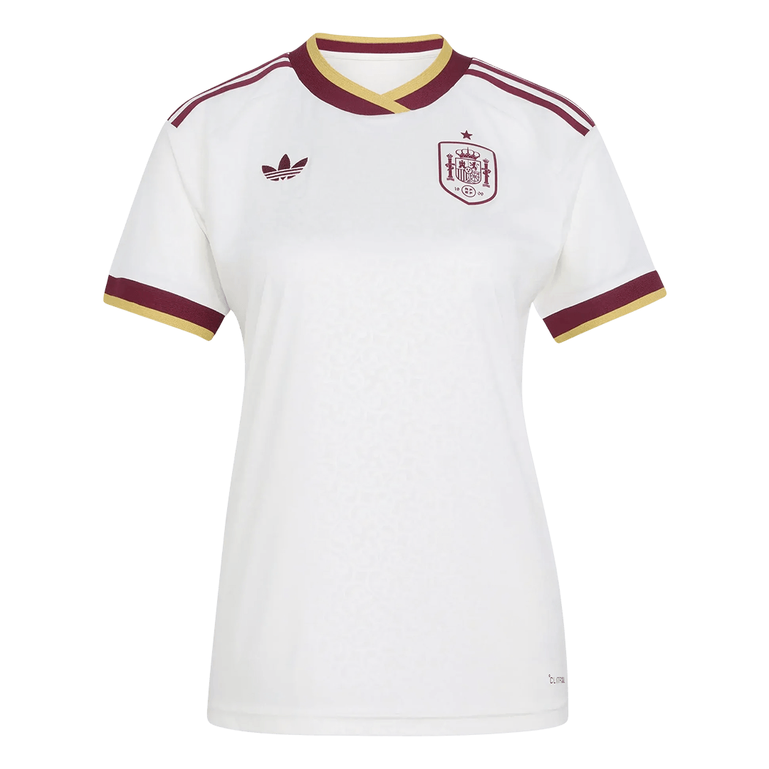 Spain Womens Away Soccer Jersey World Cup 2026 White