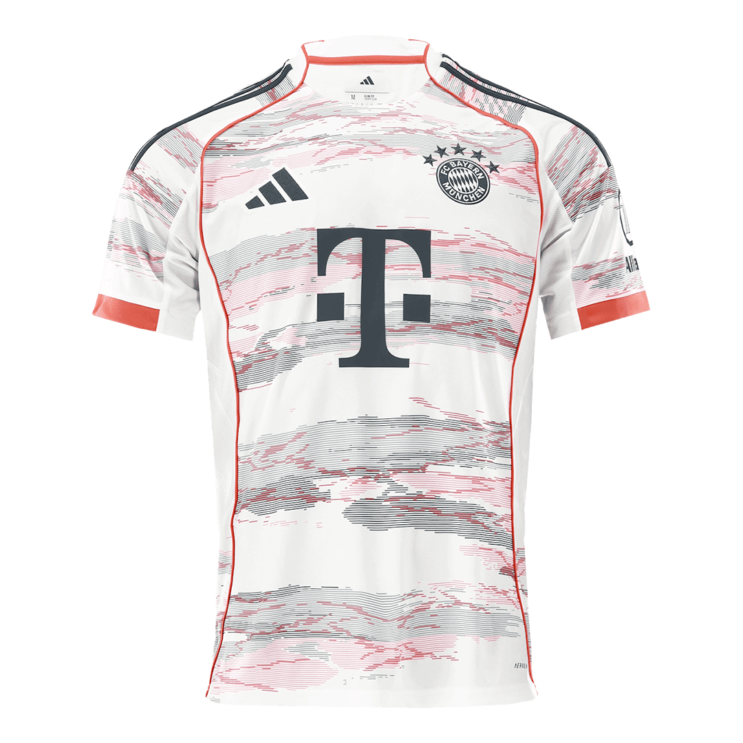 Bayern Munich Mens Away Soccer Jersey 2025/26 White