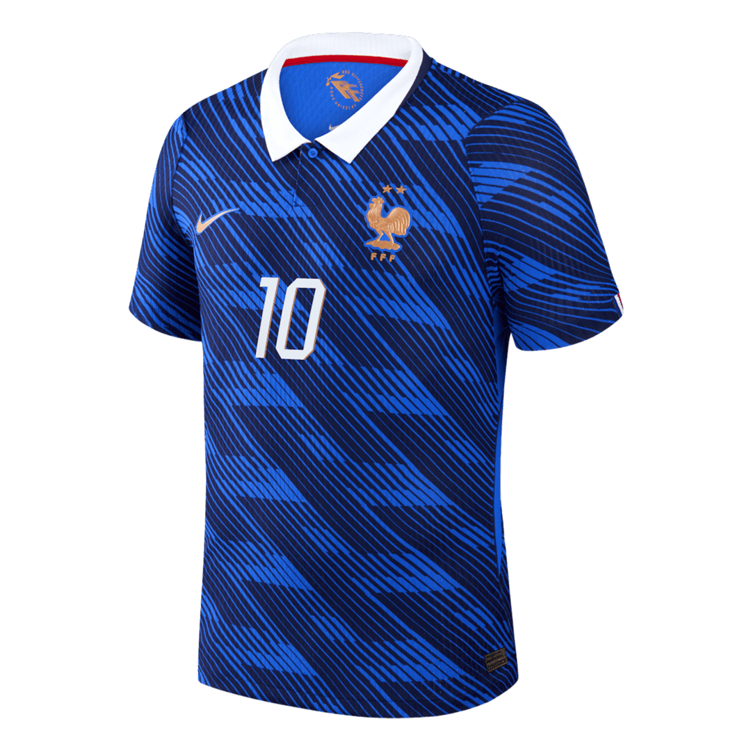 MBAPPE #10 France Mens Home Soccer Jersey World Cup 2026 Blue - Player Version