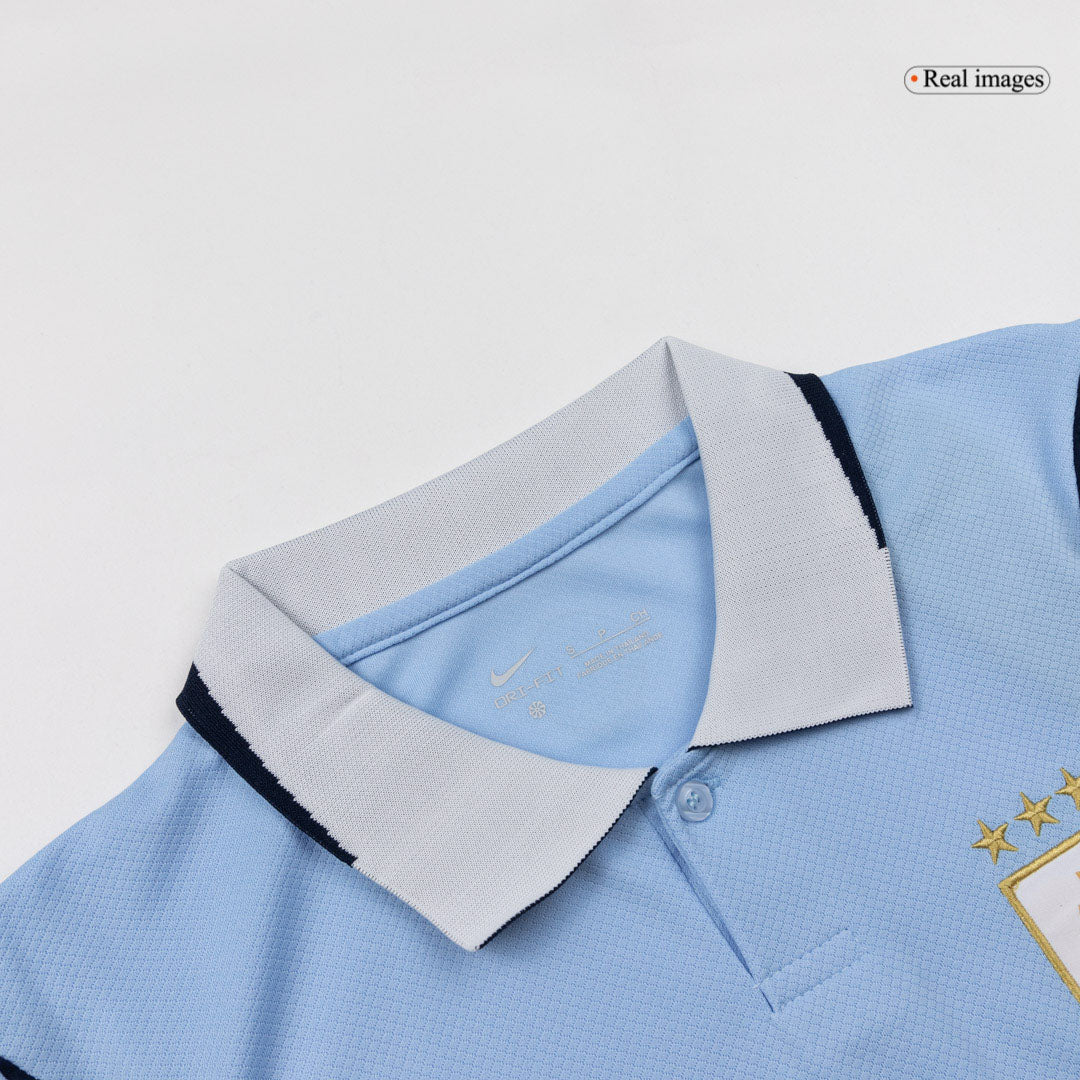Uruguay Mens Home Soccer Jersey World Cup 2026 Blue