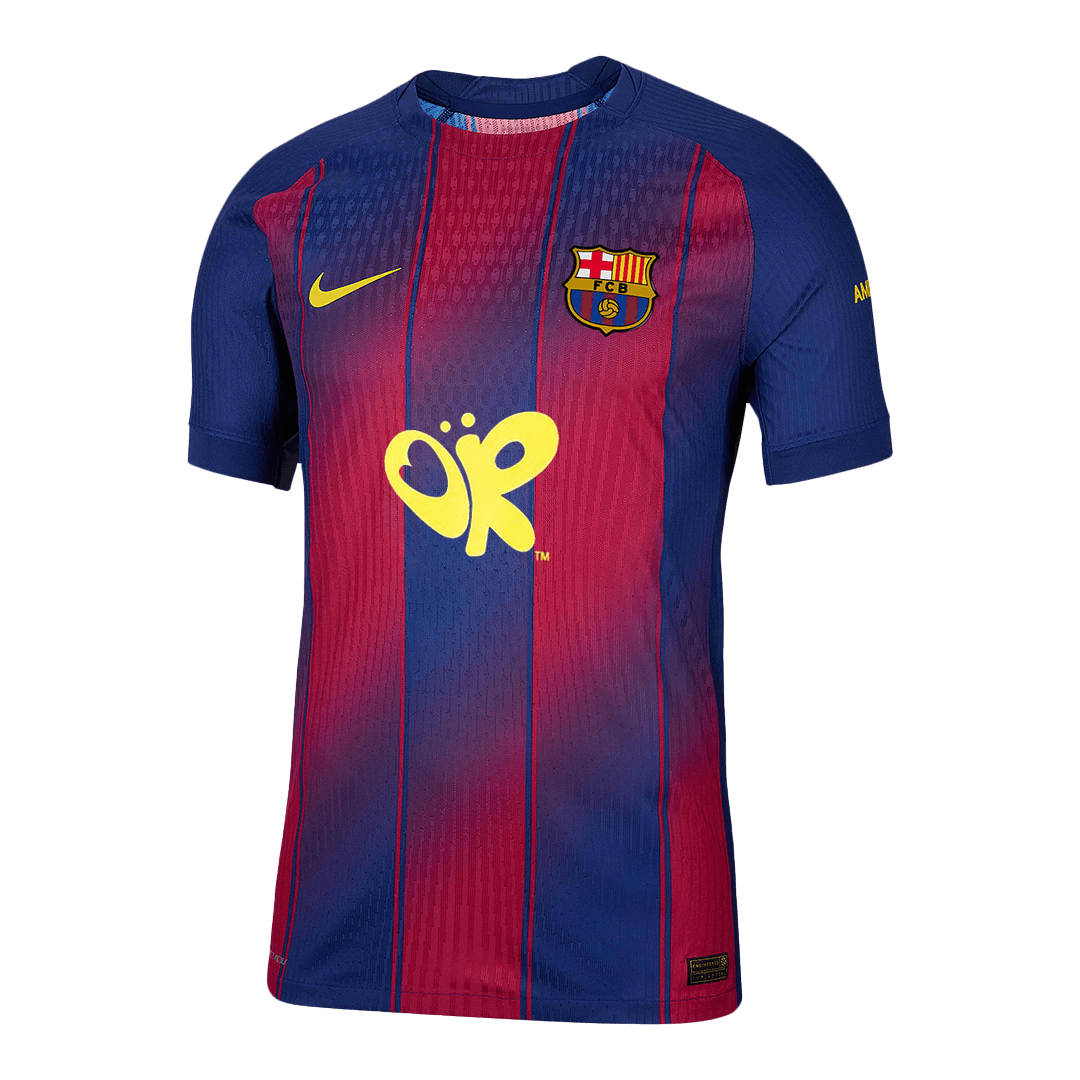 Barcelona Mens Home Soccer Jersey 2025/26 Red&Blue - Player Version