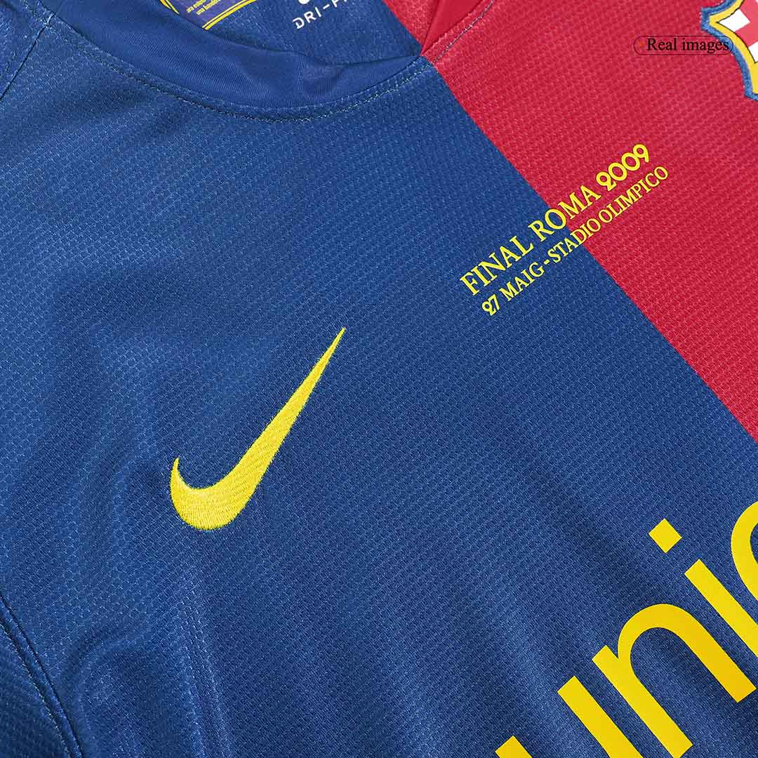 Retro MESSI #10 Barcelona Mens Home Soccer Jersey UCL Final UCL 2008/09