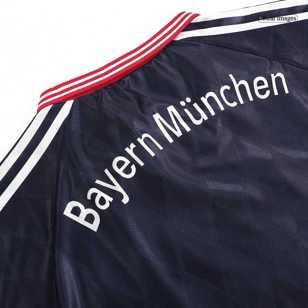 Retro Bayern Munich Mens Home Soccer Jersey 1997/99 Black&Red