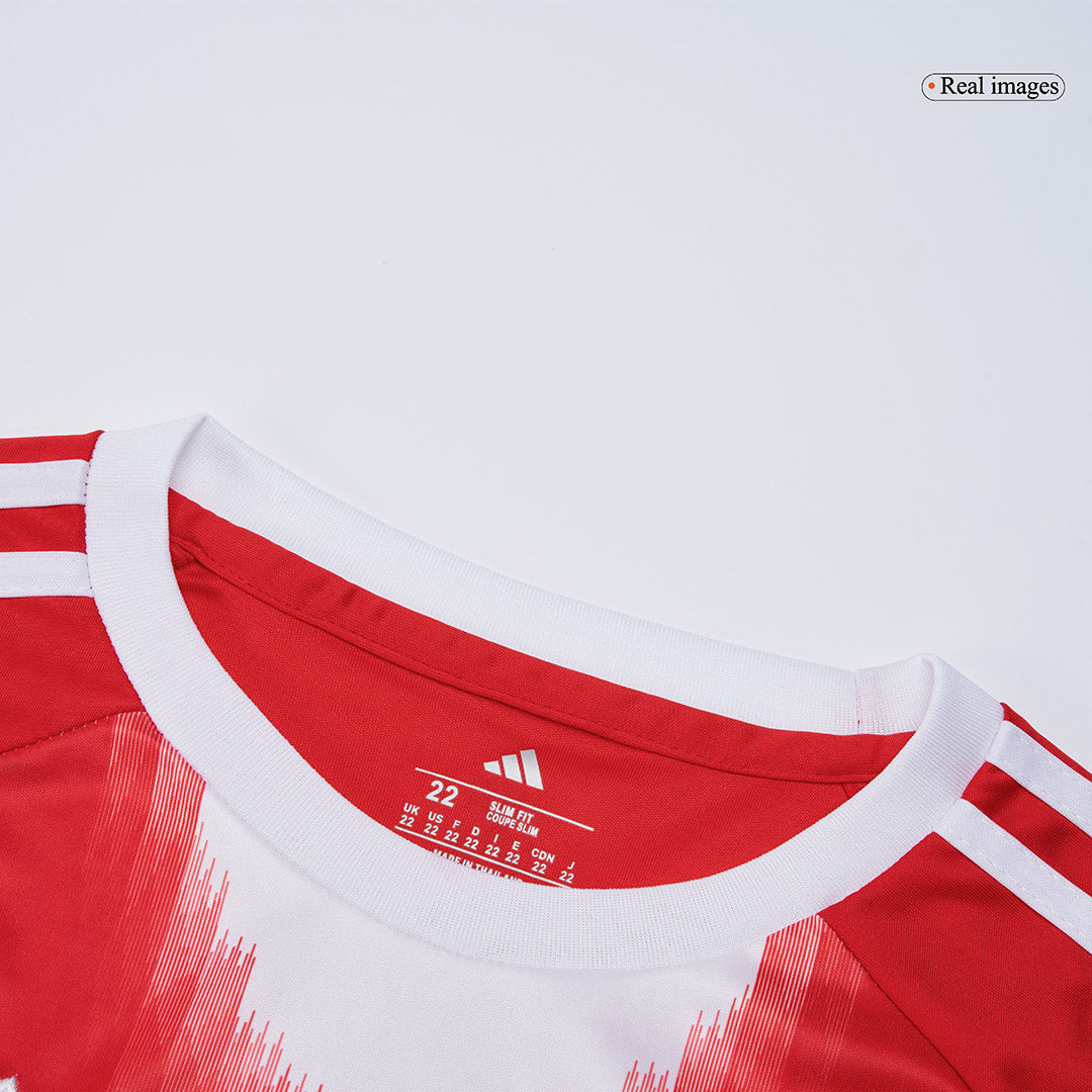 Bayern Munich Kids Home Soccer Kit 2025/26 Red