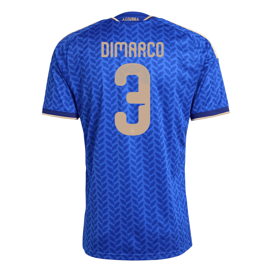 DIMARCO #3 Italy Mens Home Soccer Jersey World Cup 2026 Blue [PREMIUM]
