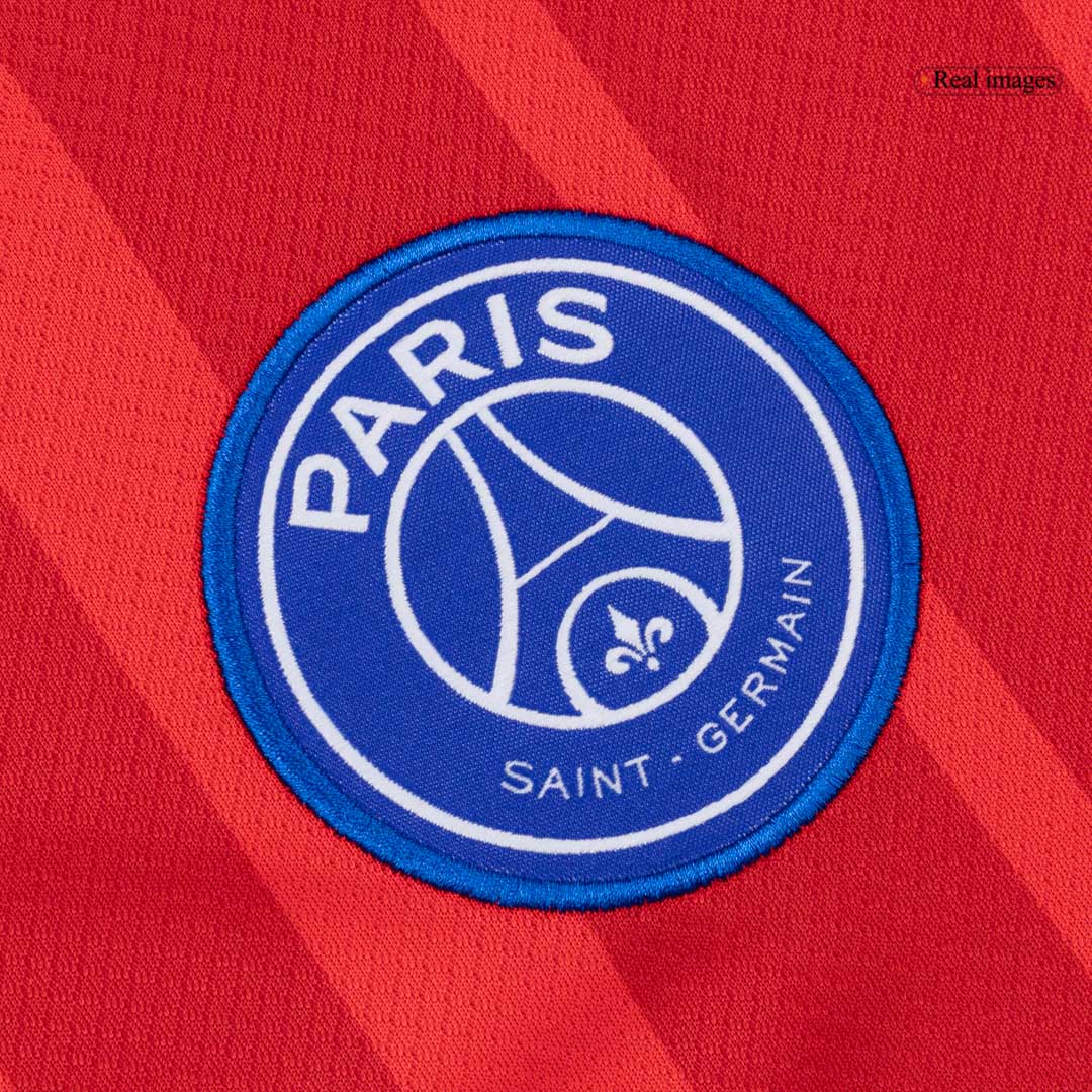 PSG Mens Long Sleeve Soccer Jersey 2025/26 Red