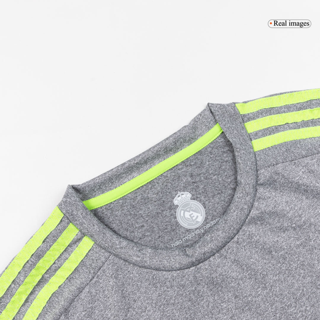 Retro Real Madrid Mens Away Soccer Jersey 2015/16 Gray