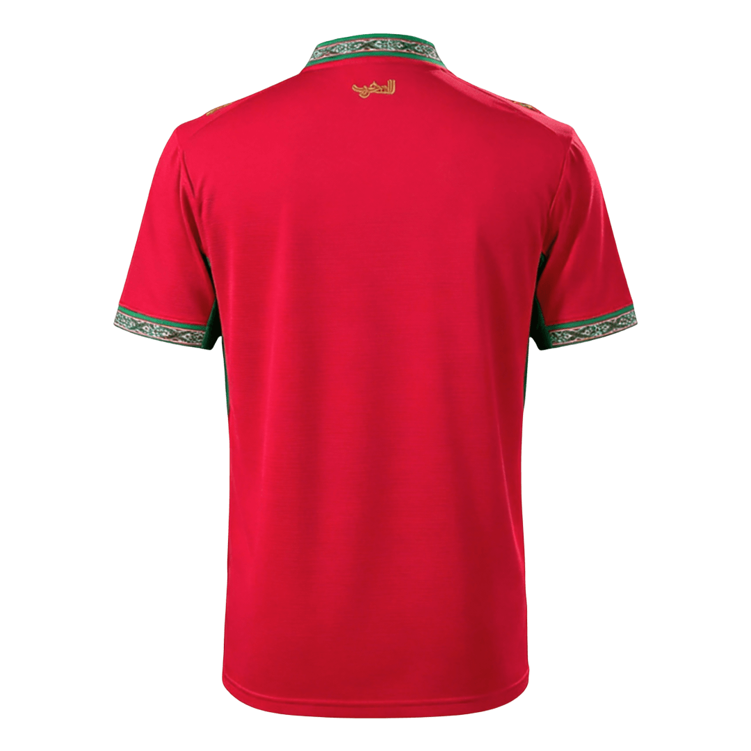 Morocco Mens Home Soccer Jersey World Cup 2026 Red