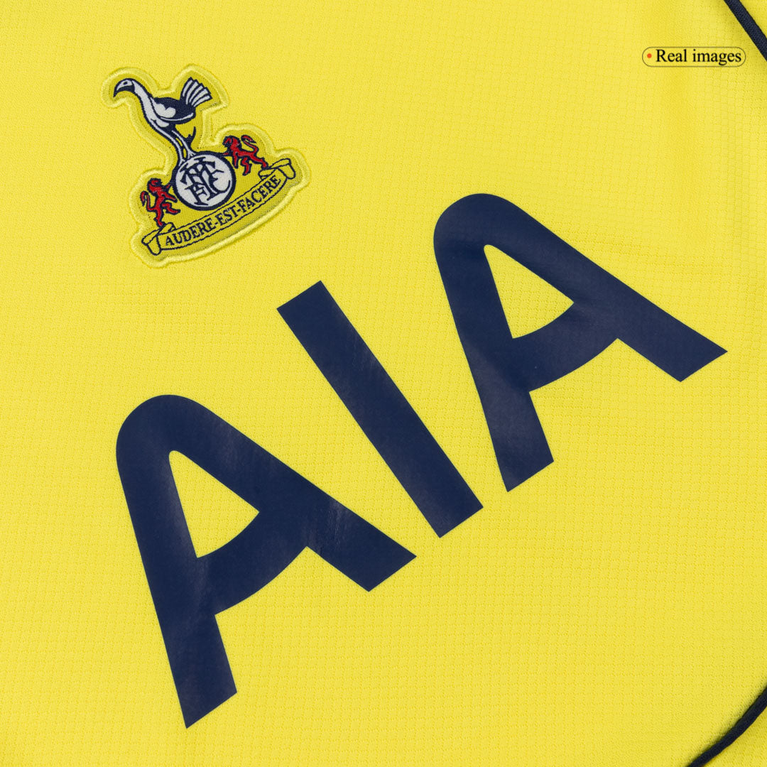 Tottenham Hotspur Kids Third Away Soccer Kit 2025/26 Yellow