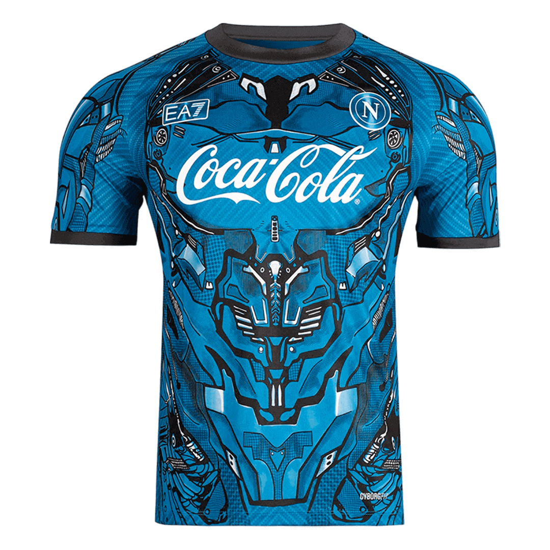 Napoli Mens Pre-Match Soccer Jersey 2025/26 Blue