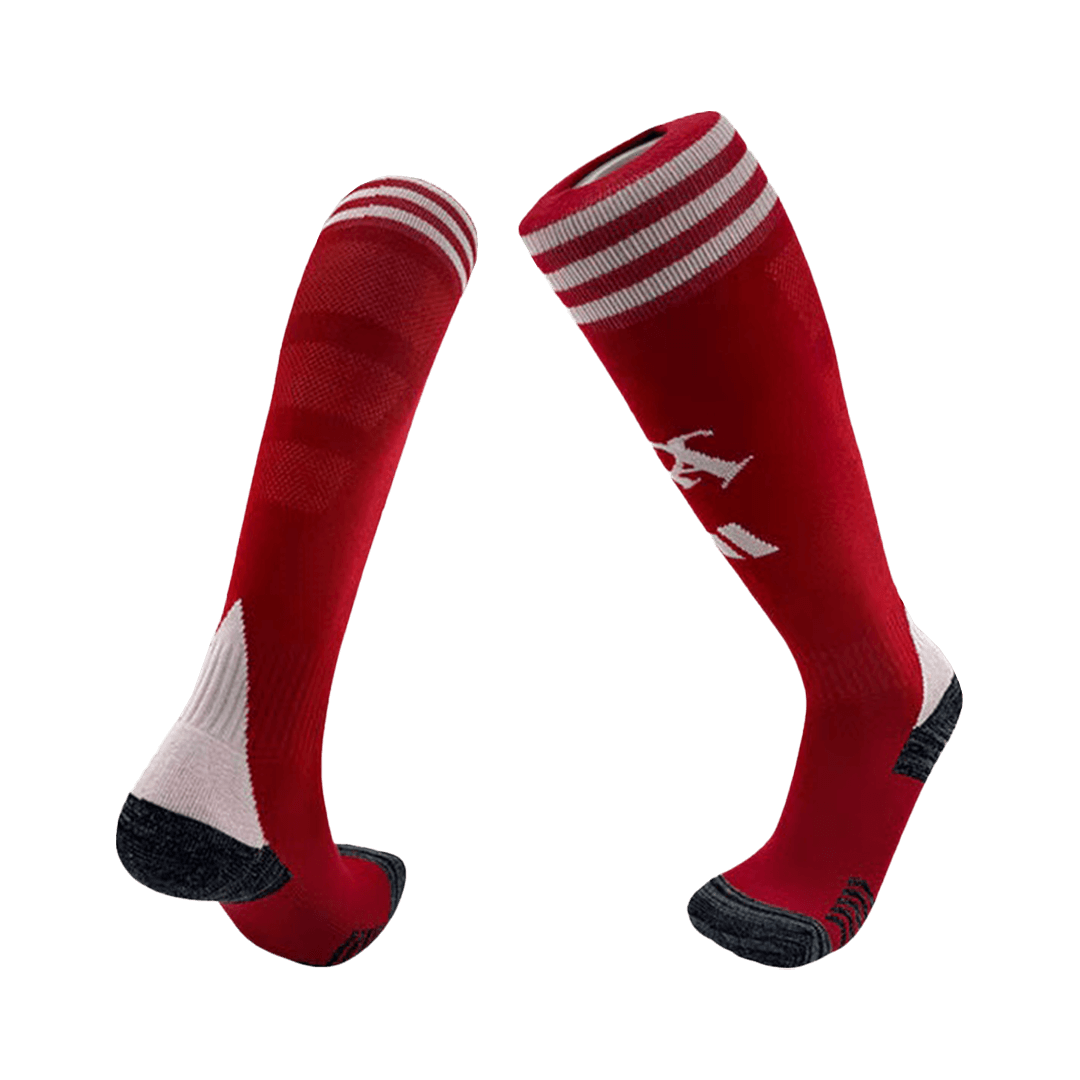Arsenal Kids Home Soccer Socks 2025/26 Red [PREMIUM]