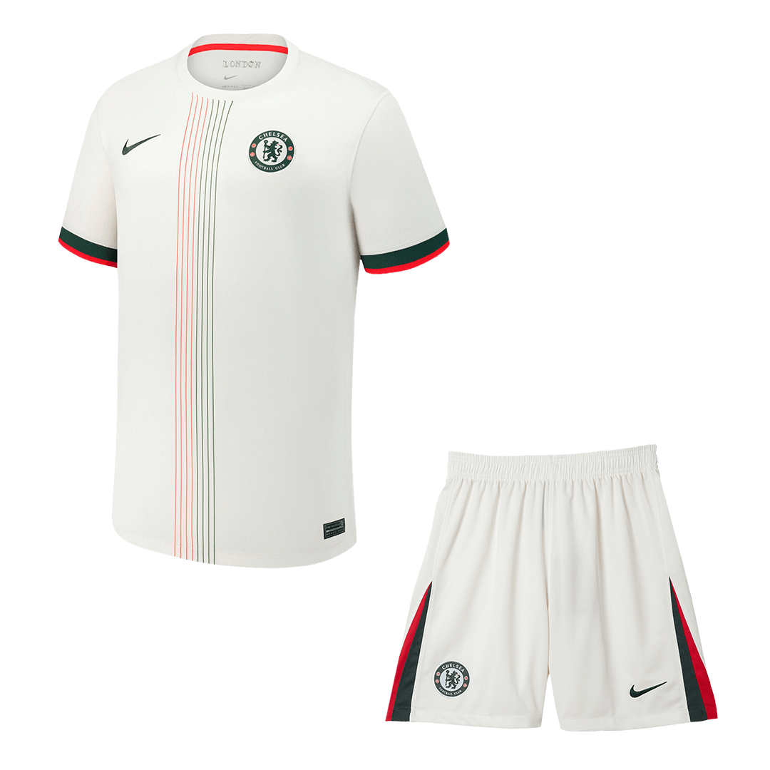 Chelsea Mens Away Soccer Kit 2025/26 White