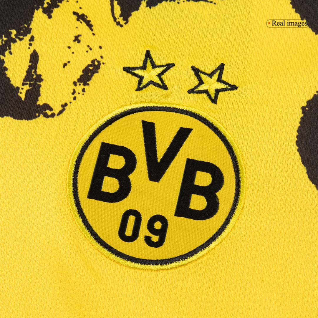 Borussia Dortmund Mens Home Soccer Jersey World Cup KidSuper 2025/26 Yellow