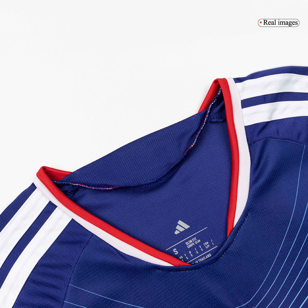 Japan Mens Home Long Sleeve Soccer Jersey World Cup 2026 Navy