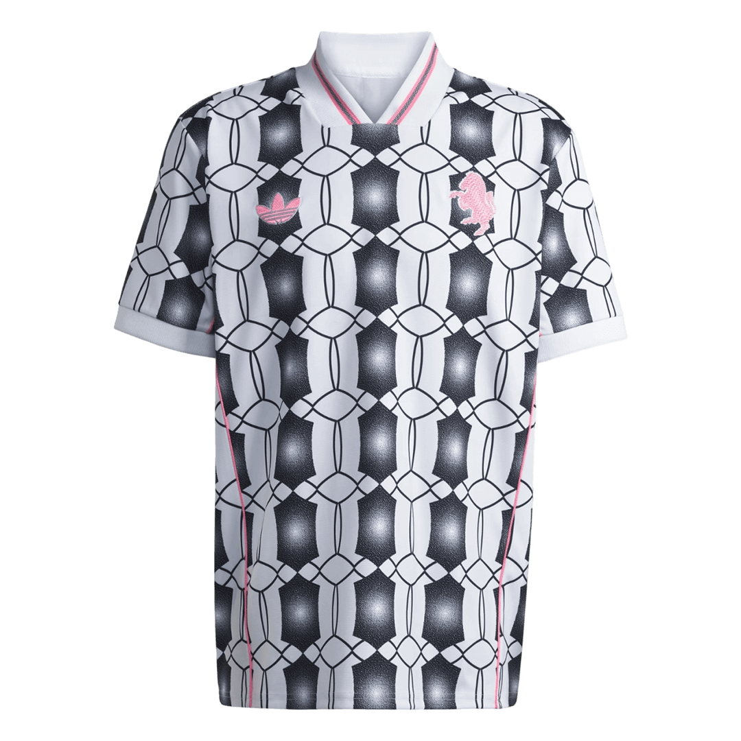 Juventus Mens Soccer Jersey 2025/26 Black&White