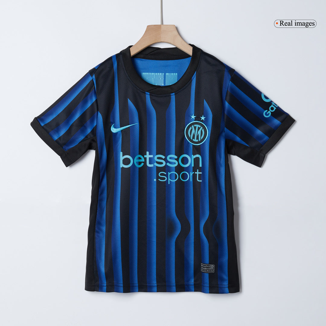 Inter Milan Kids Home Soccer Kit 2025/26 Blue&Black