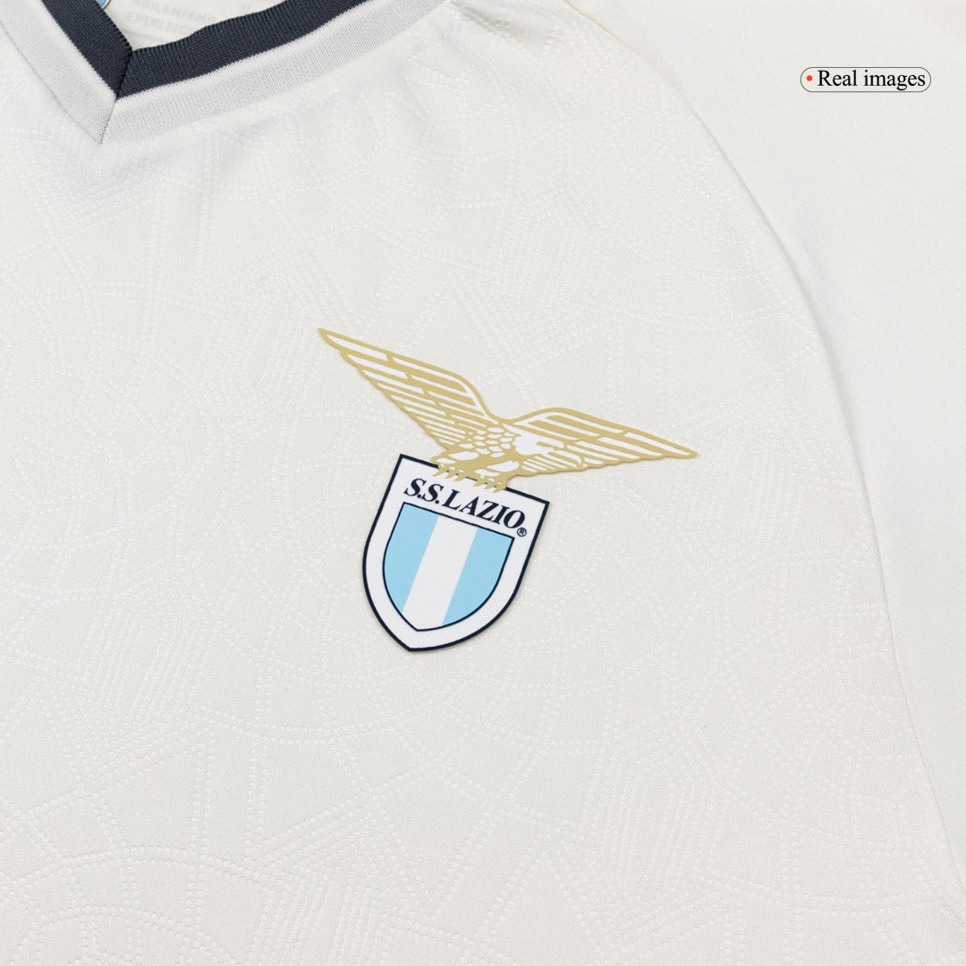 Lazio Mens Away Soccer Jersey 2025/26 White
