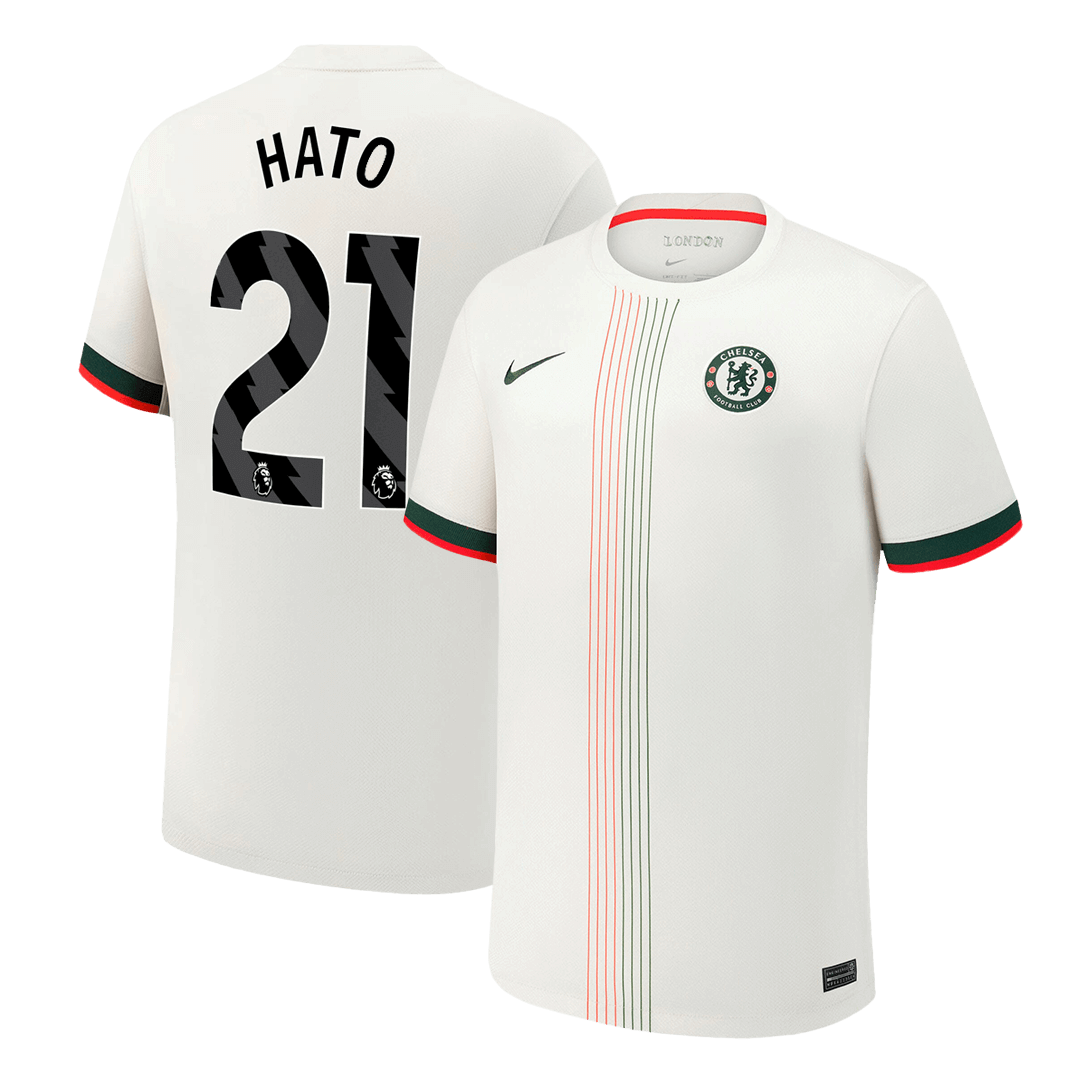 HATO #21 Chelsea Mens Away Soccer Jersey 2025/26 White