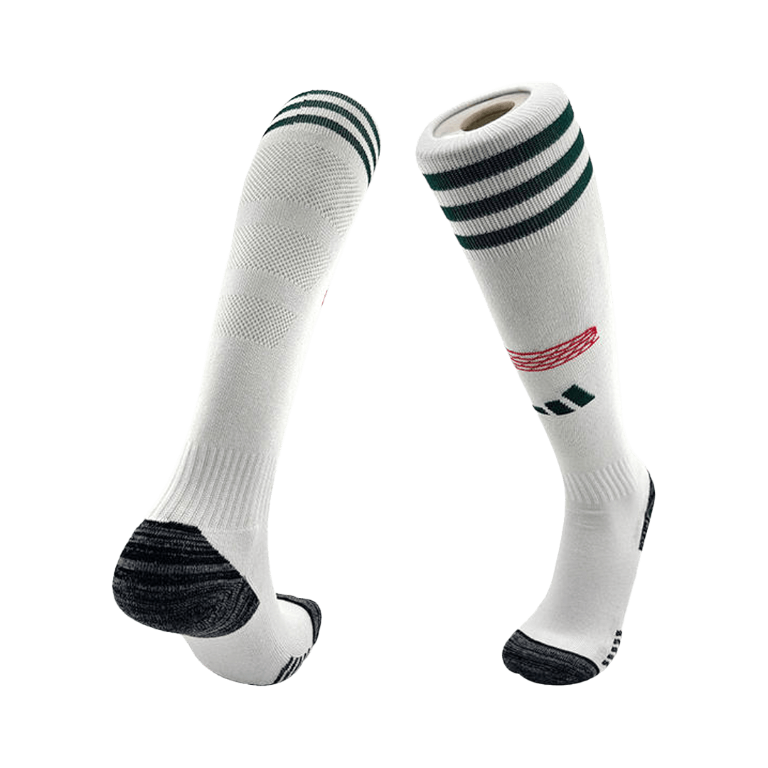 Bayern Munich Mens Away Soccer Socks 2025/26 White [PREMIUM]