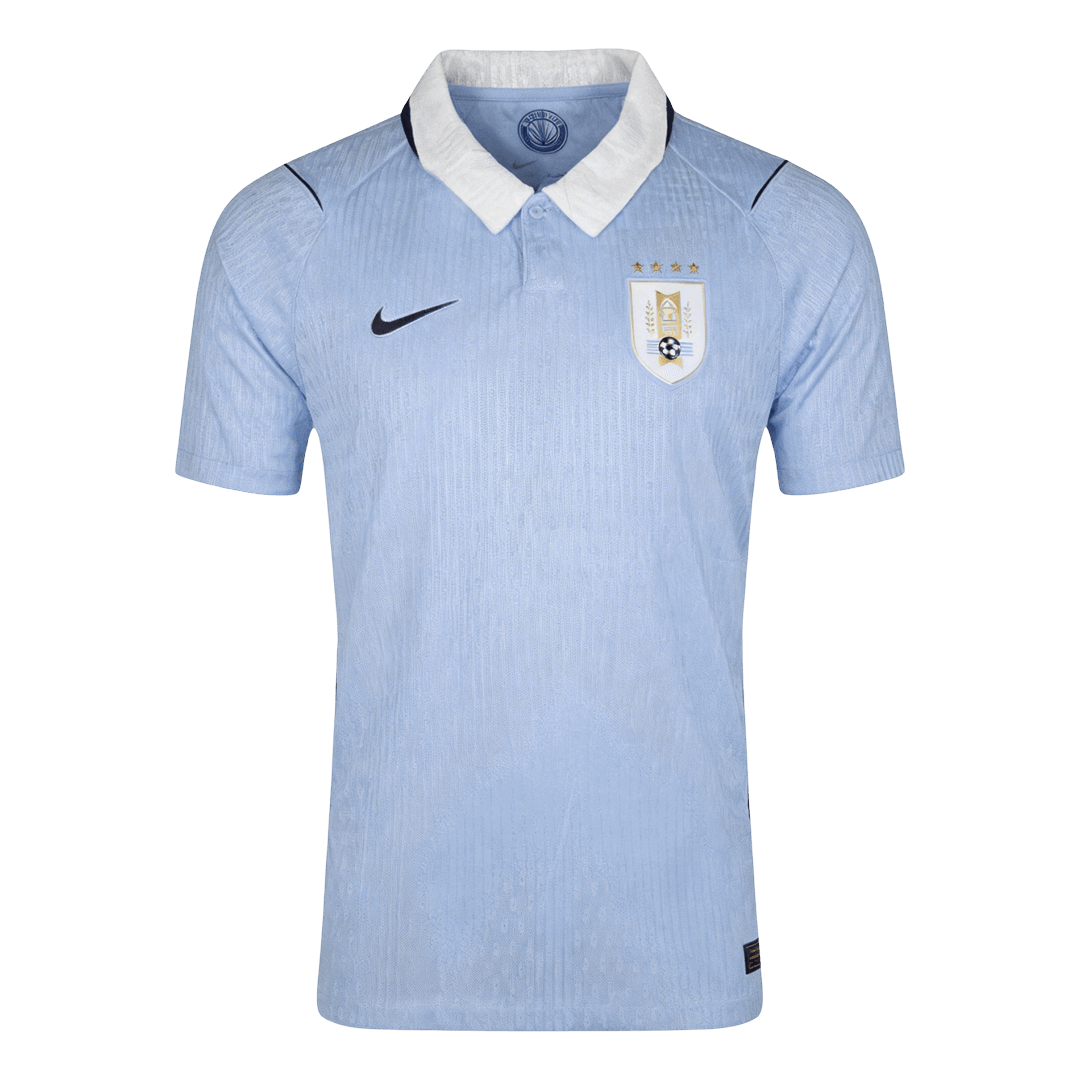 Uruguay Mens Home Soccer Jersey World Cup 2026 Blue - Player Version