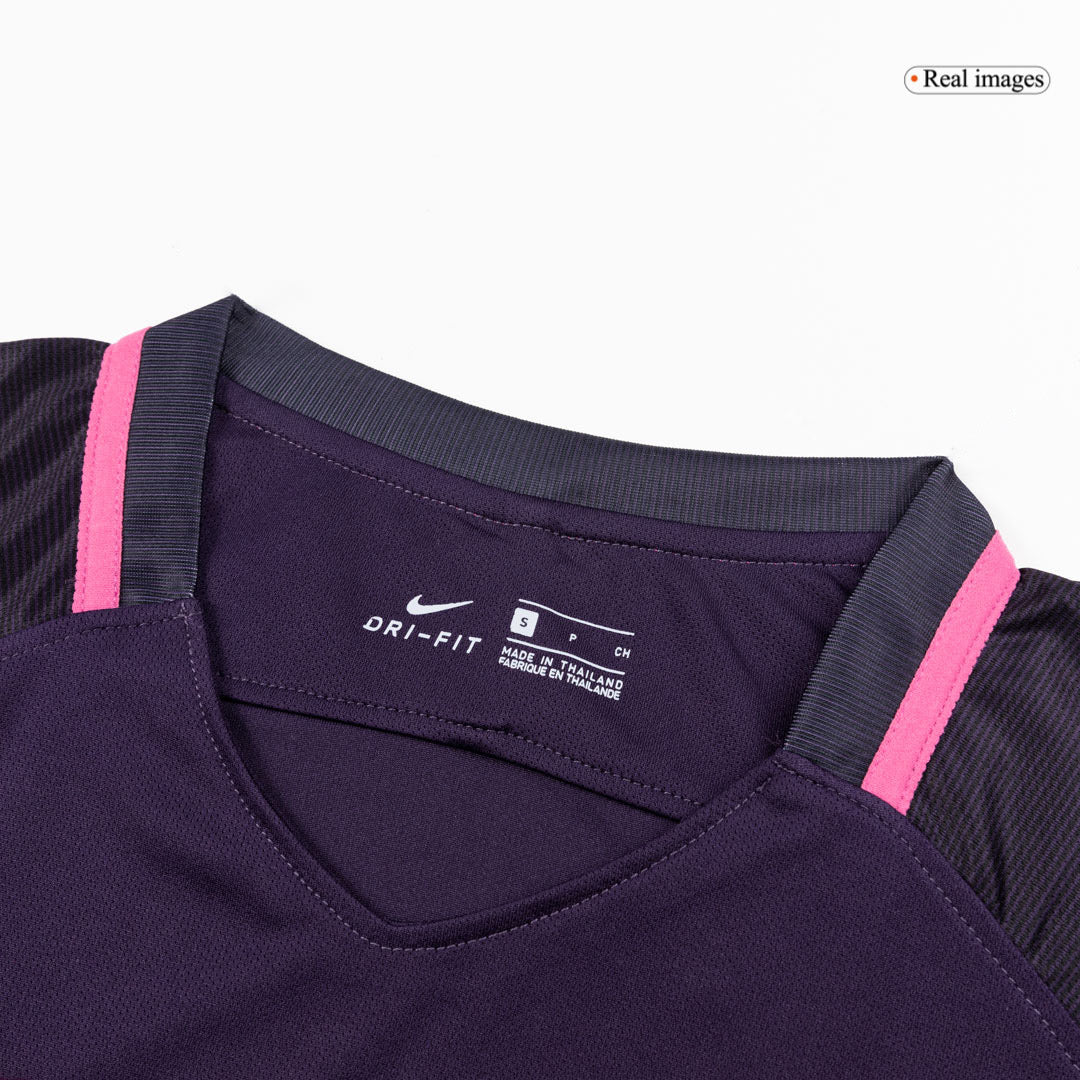 Retro Barcelona Mens Away Soccer Jersey 2016/17 Purple