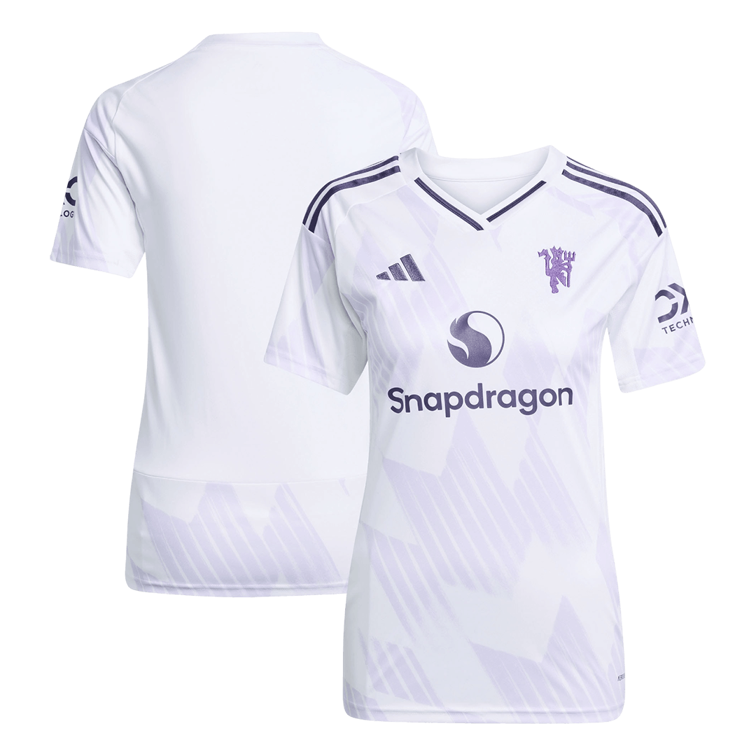 Manchester United Womens Away Soccer Jersey 2025/26 White