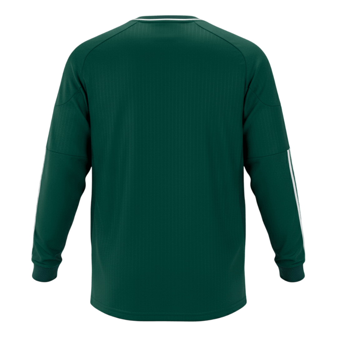 Retro Real Madrid Mens Third Away Long Sleeve Soccer Jersey 2012/13 Green