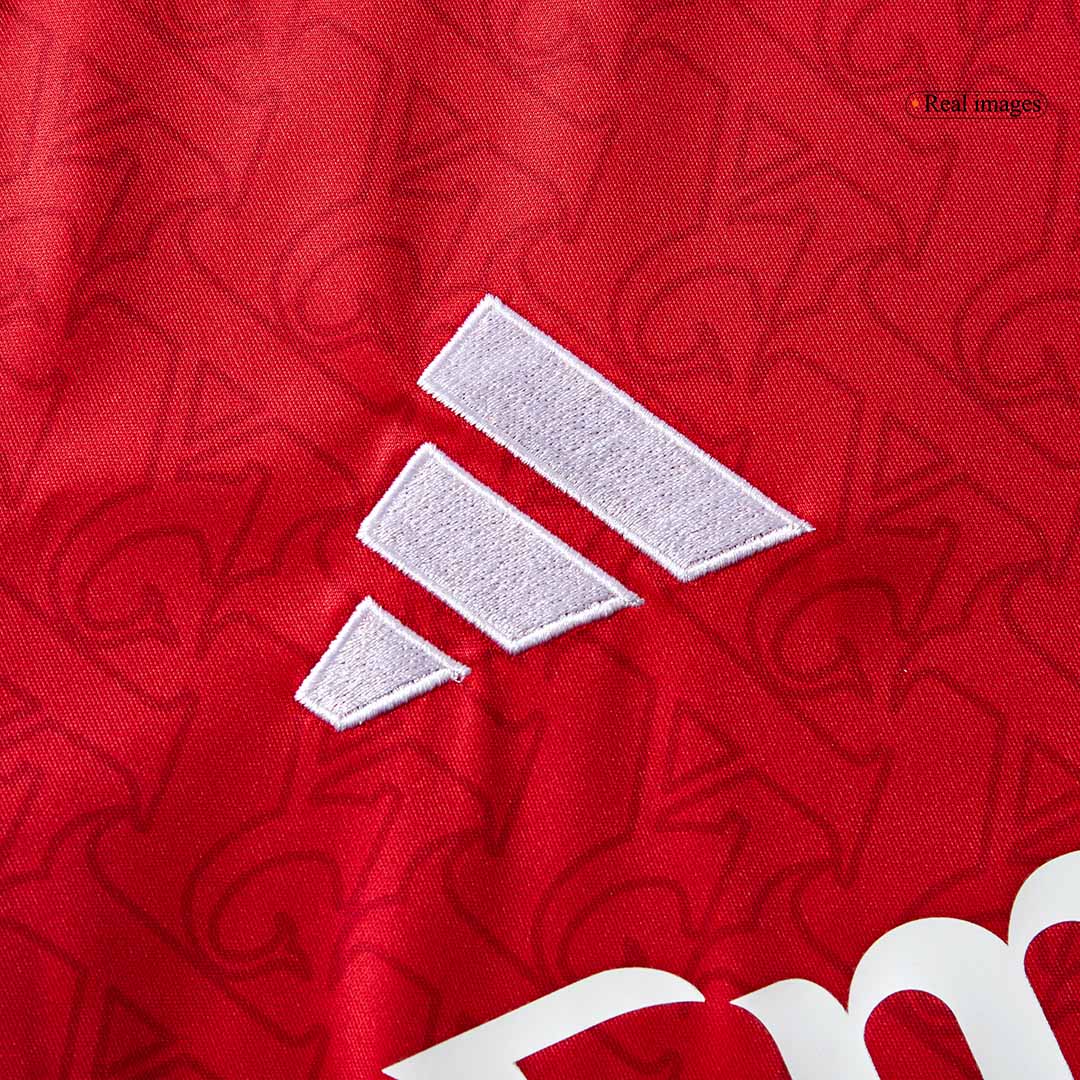 Arsenal Mens Home Long Sleeve Soccer Jersey 2025/26 Red